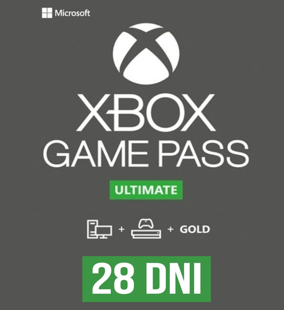 XBOX LIVE GOLD + GAME PASS + EA PLAY 28 DNI 2X14