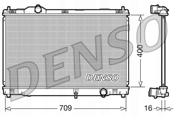 CHŁODNICA WODY DENSO DRM51008
