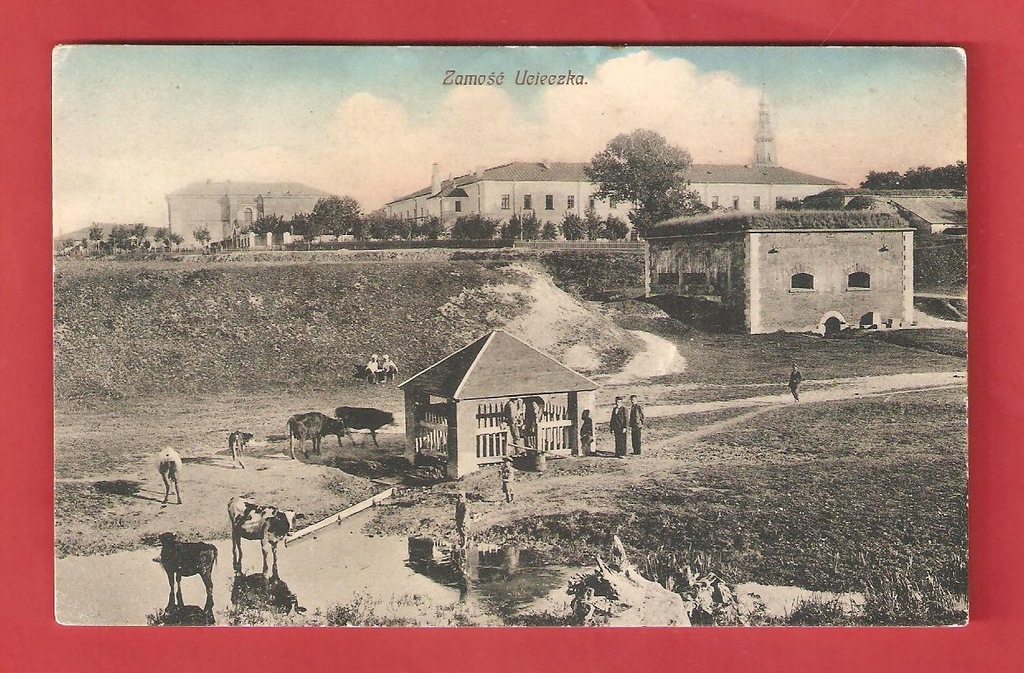 ZAMOŚĆ Zamość ok1900 Bastion IV kojec studnia Strzyżowski