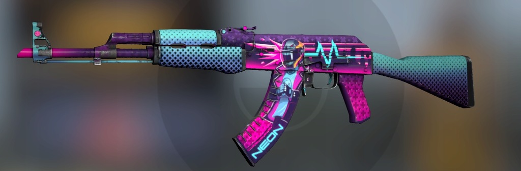 AK-47 NEONOWY JEŹDZIEC NEON RIDER CS GO Skin PB FT