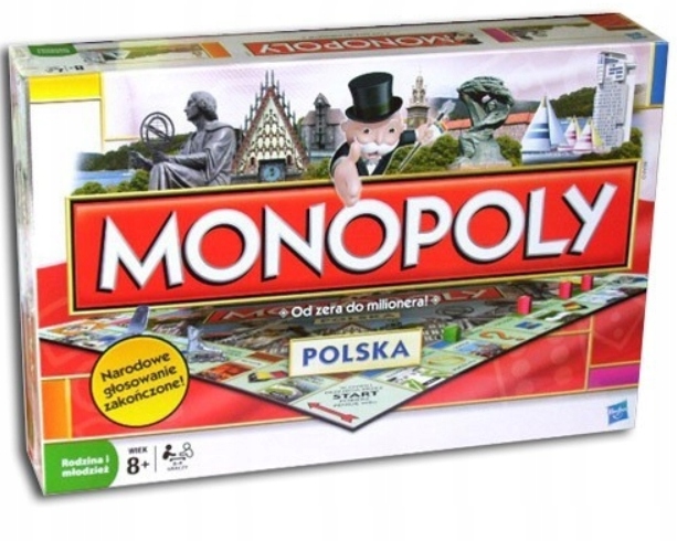 Monopoly Polska Od zera do Milionera Hasbro O1610