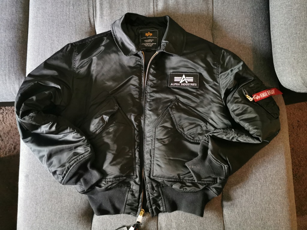 Kurtka alpha industries cwu 45/P black