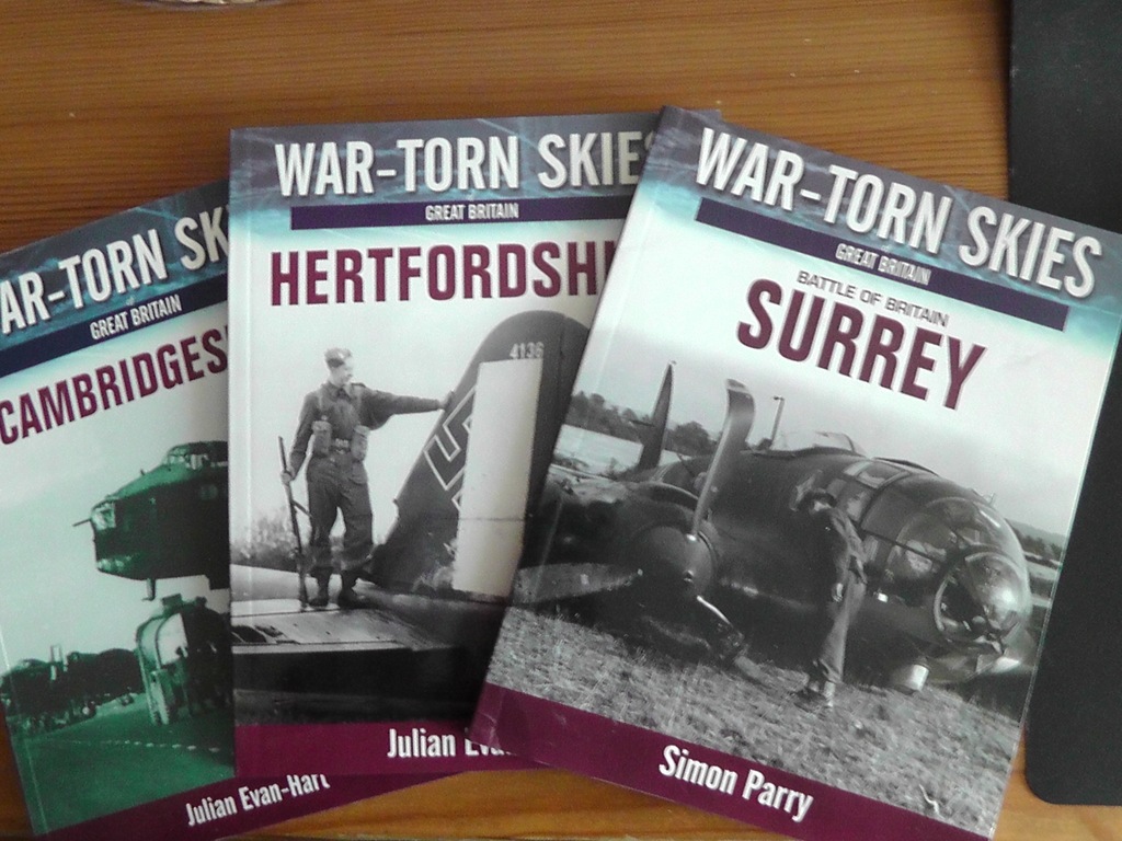 War Torn Skies of Great Britain, T 1-3: Surrey, Hertfordshire, Cambridge...