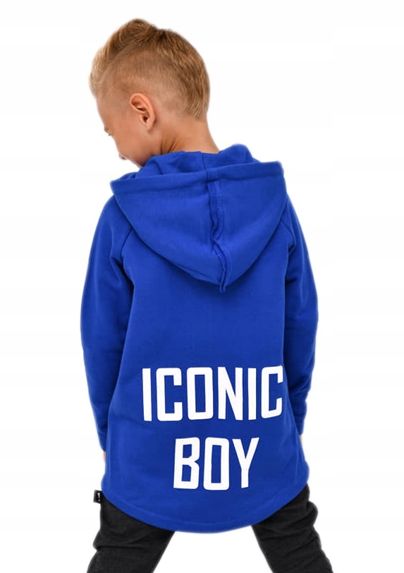 STYLE KIDS - CHABROWA BLUZA KAPTUR ICONIC BOY 122