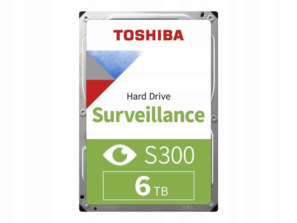 TOSHIBA S300 Video Surveillance HDD 6TB 3.5inch 5400rpm 256MB 24/7 SMR Warr