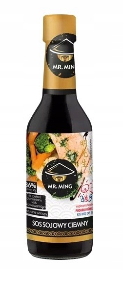 Sos sojowy ciemny 150 ml Mr Ming Vegan
