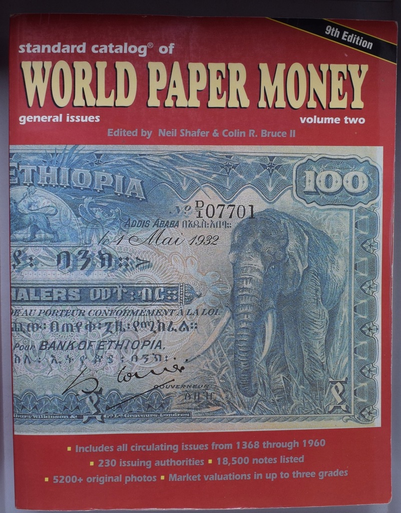 Katalog World Paper Money 9 edycja wydanie II