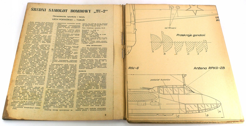 Купить МОДЕЛИРОВАНИЕ 65 1975 САМОЛЕТА-БОМБЫ ТУ-2: отзывы, фото, характеристики в интерне-магазине Aredi.ru