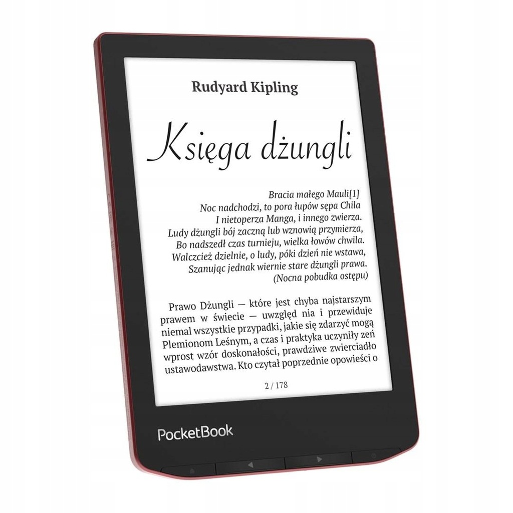 Ebook PocketBook Verse Pro 634 6'' 16GB Wi-Fi Passion Red