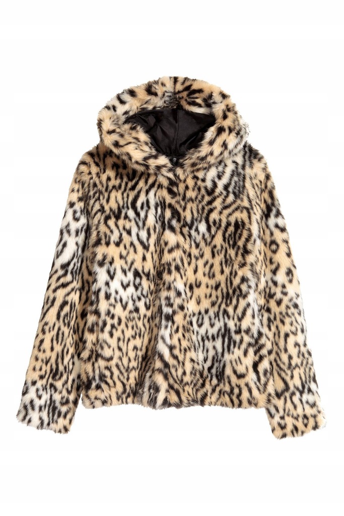 K8S008 H&M__MJ9 FUTERKO KAPTUR ANIMAL PRINT__M