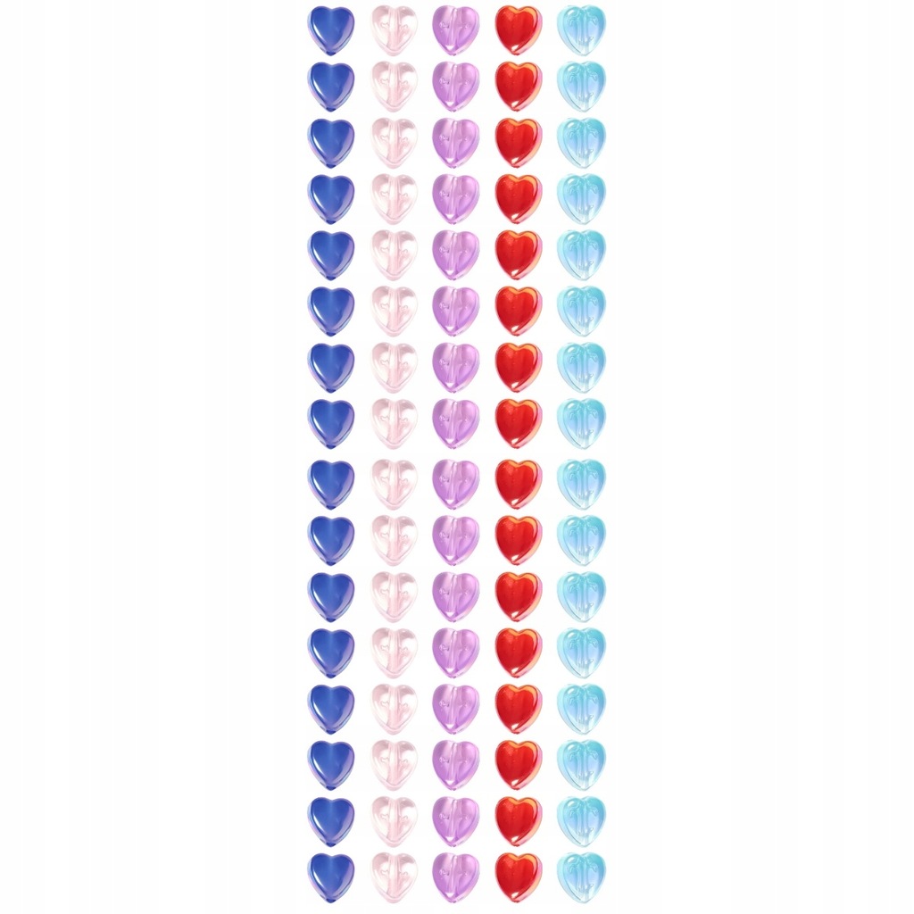 Pentagram Naszyjnik Serce Dystans Koraliki 600 Szt