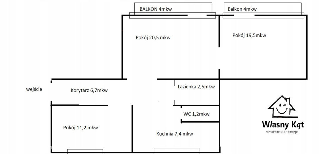 Mieszkanie, Kielce, Centrum, 69 m²