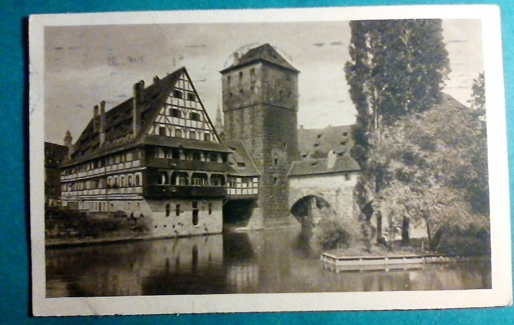 stara pocztówka NURNBERG 1922