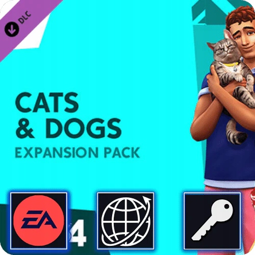 The Sims 4 - Cats & Dogs DLC (PC) EA App Klucz Global