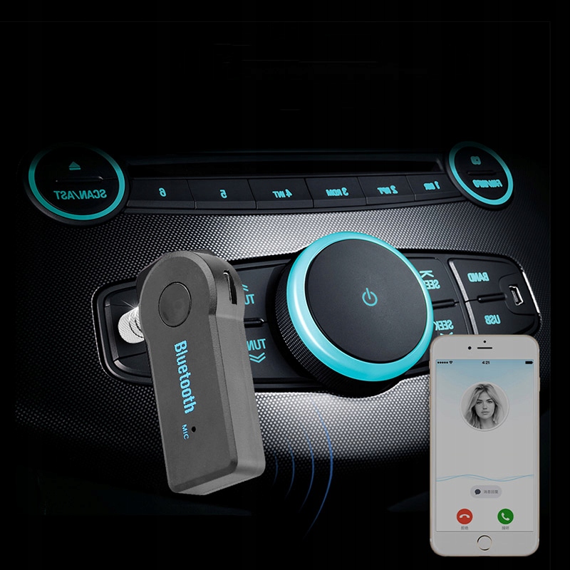 Купить ЗВУКОВОЙ ПРИЕМНИК BLUETOOTH АДАПТЕР AUX MINI-JACK: отзывы, фото, характеристики в интерне-магазине Aredi.ru