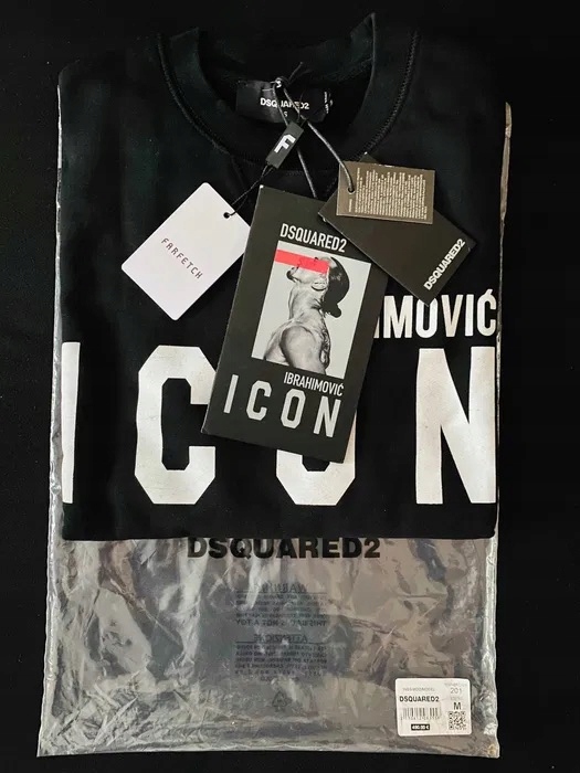 Felpa Icon Dsquared2 Ibrahimovic Felpa Zlatan Ibrahimovic