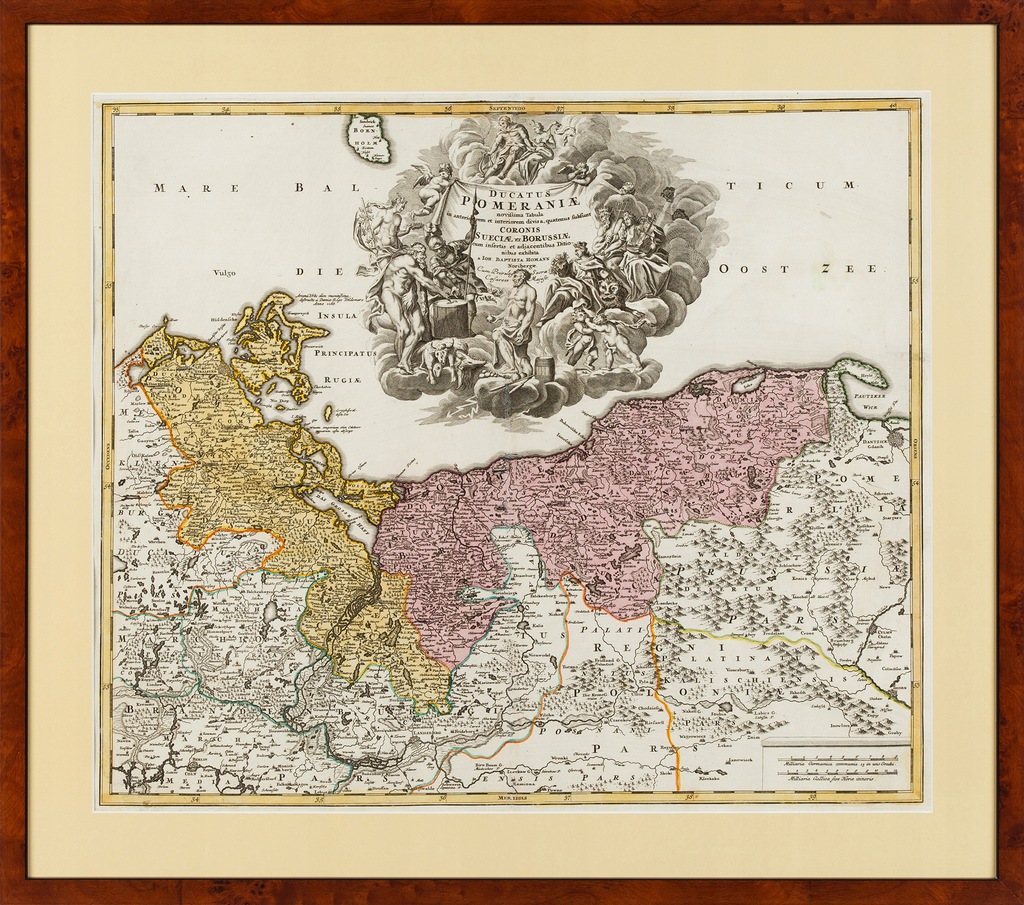 Johann Baptist Homann (1664-1724) MAPA POMORZA
