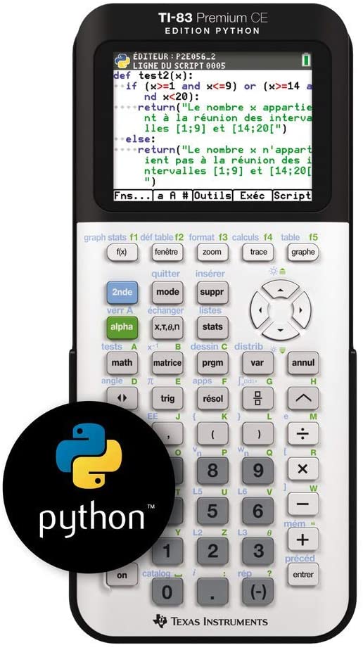 Texas TI-83 PREMIUM CE EDITION PYTHON kalkulator