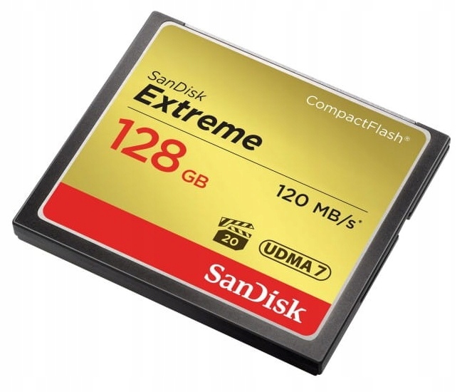 Купить Карта памяти SanDisk Extreme Compact Flash 128 ГБ: отзывы, фото, характеристики в интерне-магазине Aredi.ru