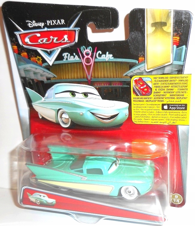 FLO Lola Chłodnica Górska Auta Cars 1:55 Mattel