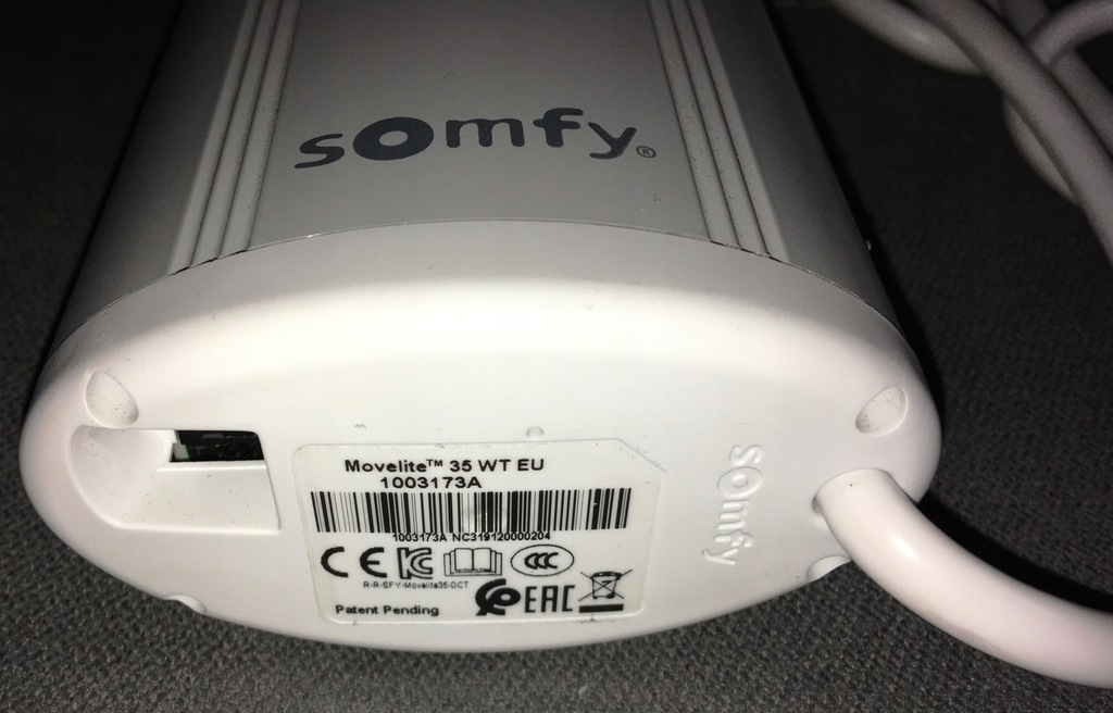 Silnik do karnisza Somfy Movelite 35 WT EU 230V - 12299192768 ...