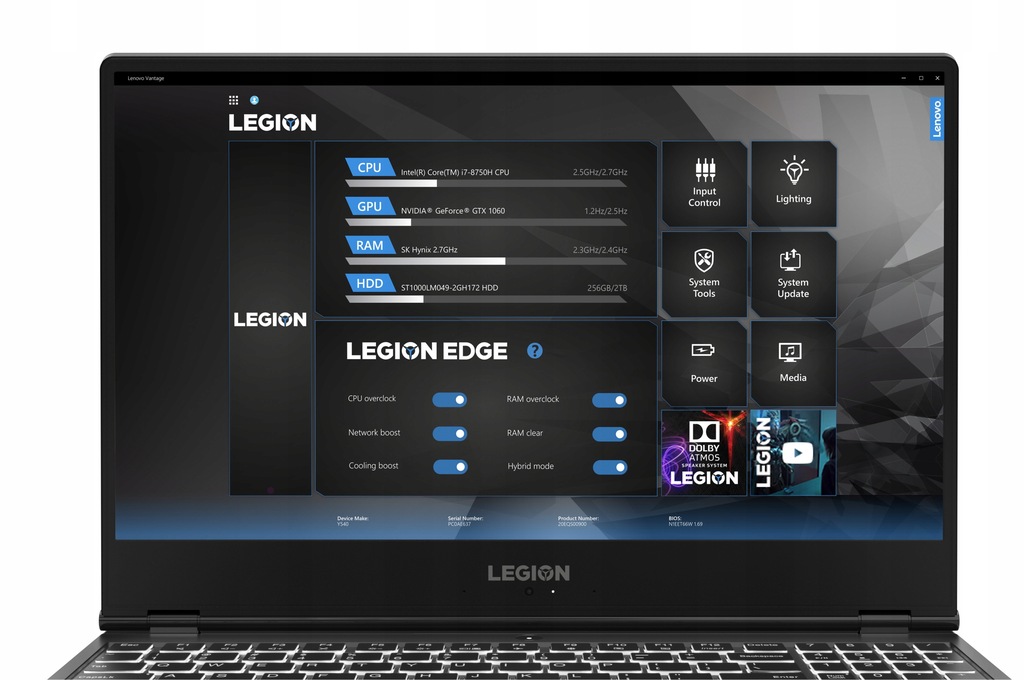 Купить Lenovo LEGION Y540 144 Гц i7 16 ГБ 256 SSD GTX1660Ti: отзывы, фото, характеристики в интерне-магазине Aredi.ru