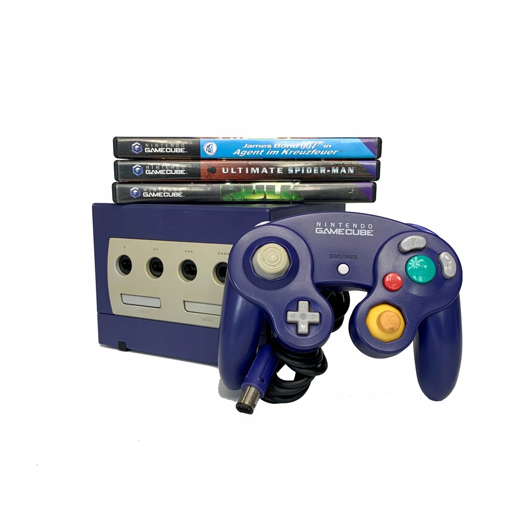 Konsola Nintendo GameCube Indygo Komplet + 3 gry