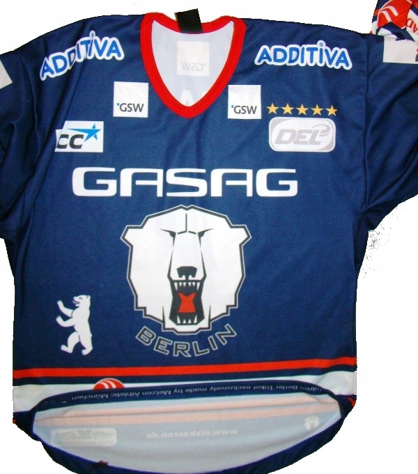 BLUZA EISBAREN BERLIN HOKEJ METZEN ROB ZEPP NHL 50 BLUZA EISBAREN BERLIN HOKEJ METZEN ROB ZEPP NHL 50