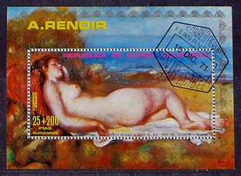 Gwinea Równikowa - malarstwo Renoir