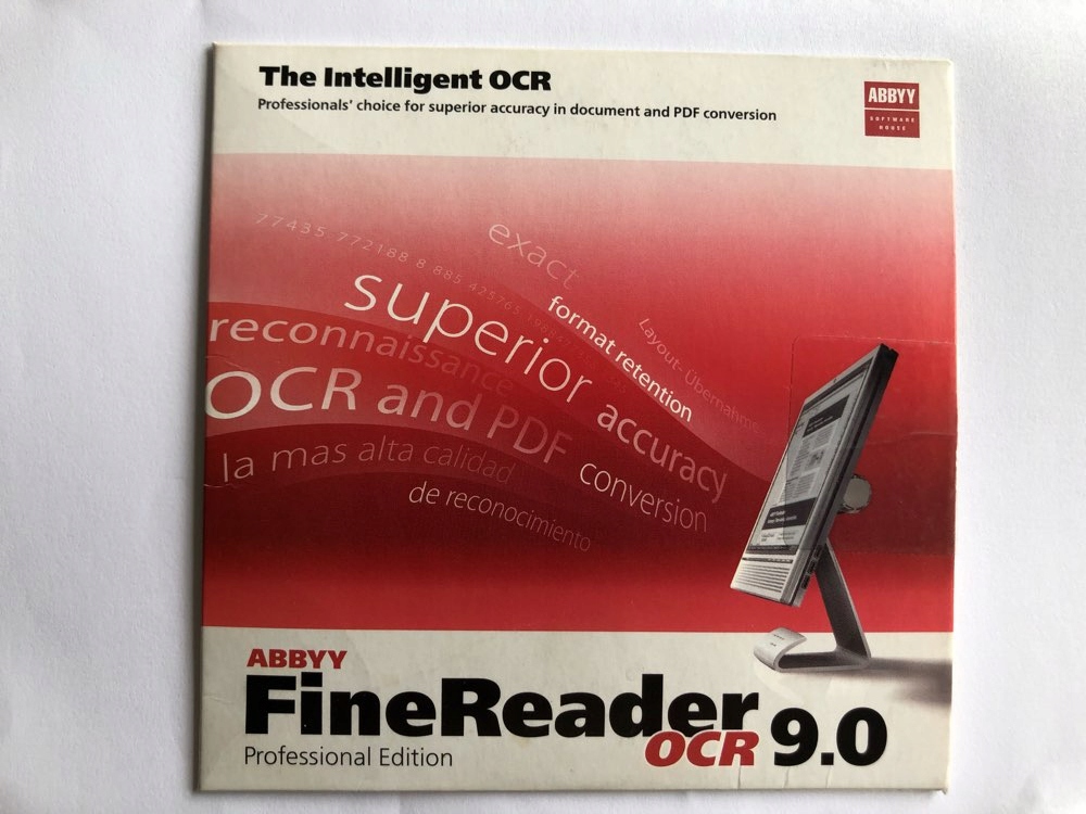 Abbyy FineReader Professional OCR 9.0