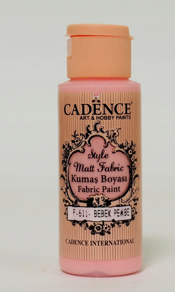 FARBA DO TKANIN BABY PINK 59 ml Cadence