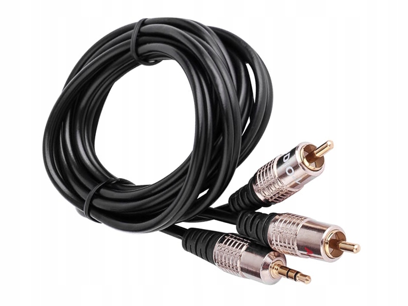 Kabel 2 RCA - jack 3,5mm 3m Voice Kraft