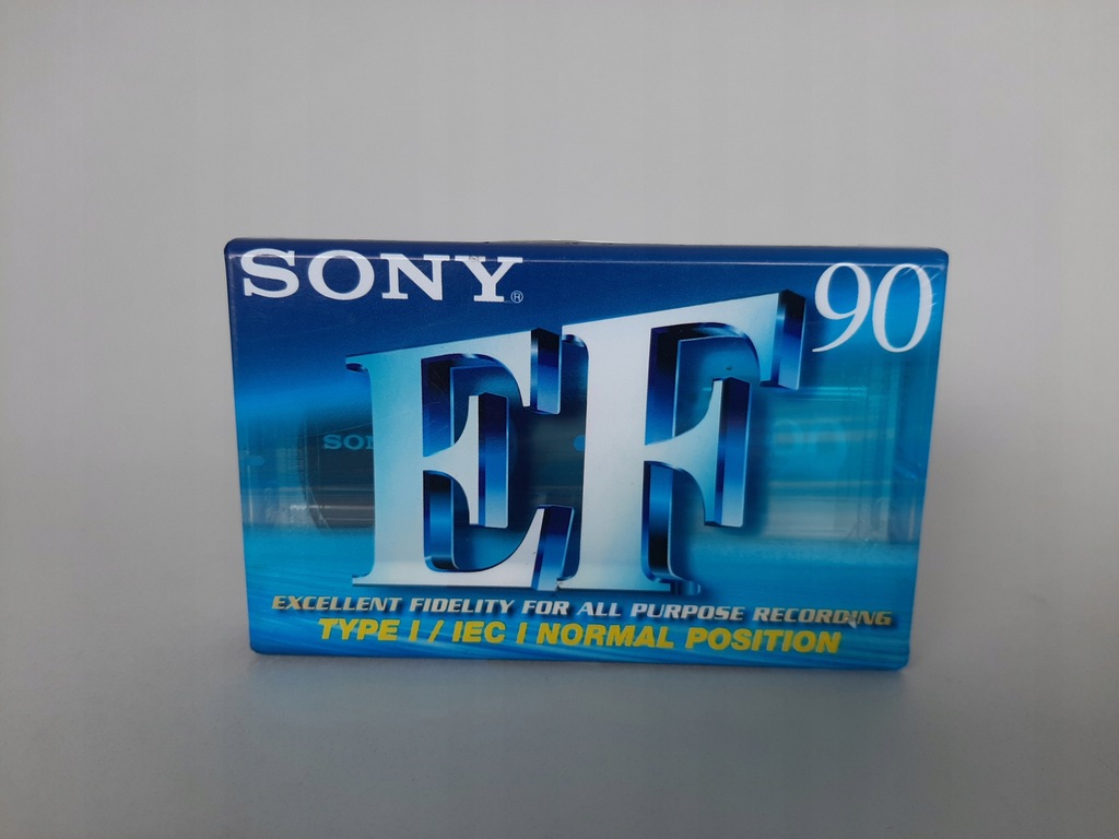 Kaseta magnetofonowa Sony Excellent Fidelity EF 90 FOLIA