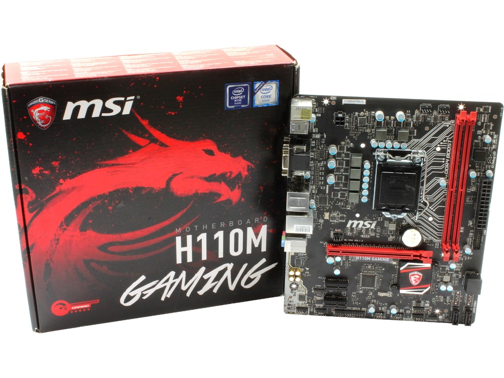 PŁYTA GŁÓWNA MSI H110M GAMING 1151 DDR4 GW FV - 7261962990 - oficjalne ...