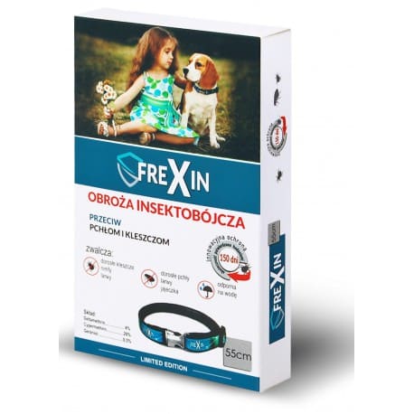 Frexin obroża insektobójcza dla psa 55cm+GRATISY