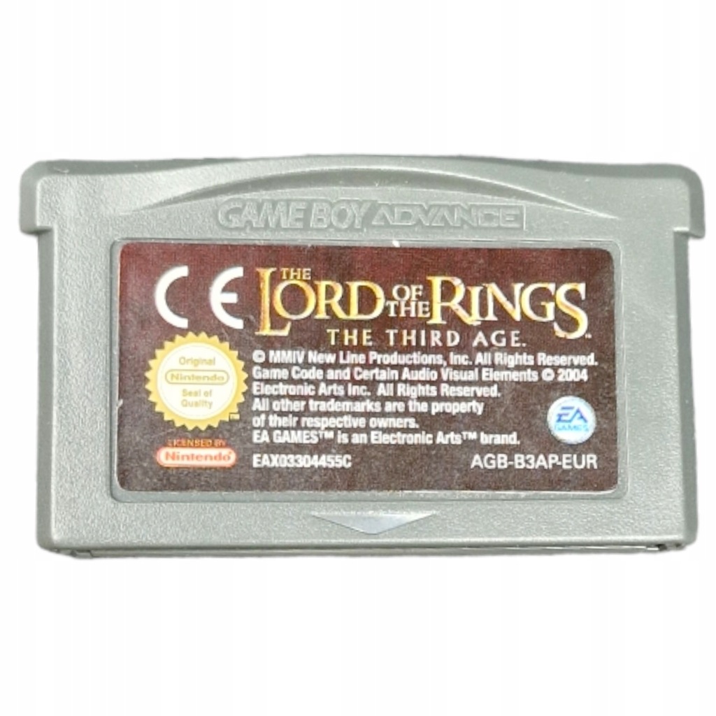 Lord of the rings the third age Nintendo Game Boy