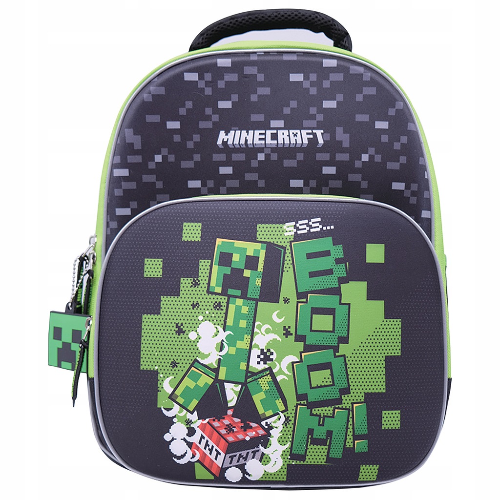 Plecak szkolny Auchan Minecraft 39x30x13,5 cm 13893201597