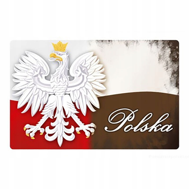 Magnes na lodówkę 2D Polska flaga