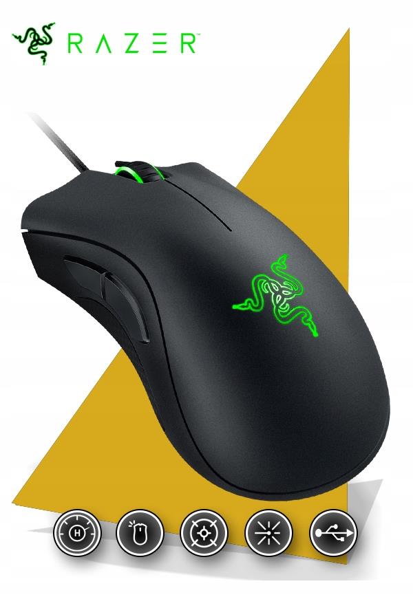 Купить ИГРОВАЯ МЫШЬ Razer DeathAdder Essential 6400DPI: отзывы, фото, характеристики в интерне-магазине Aredi.ru