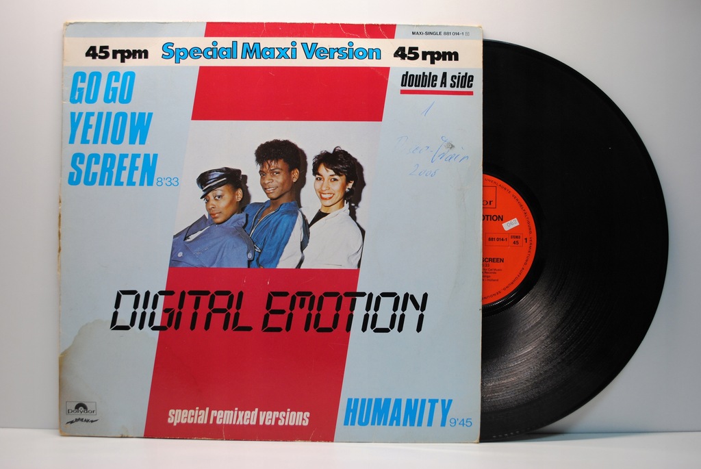 Digital Emotion - Go Go Yellow Screen MAXI Winyl