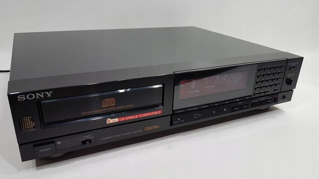 ODTWARZACZ CD SONY CDP - 950 / CYFRA COAXIAL / TDA 1541
