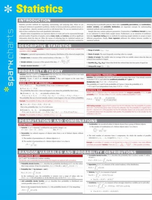 SparkNotes Statistics (Sparkcharts)