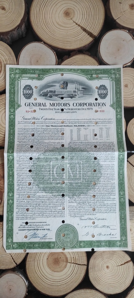 GENERAL MOTORS CORPORATION 1954r.