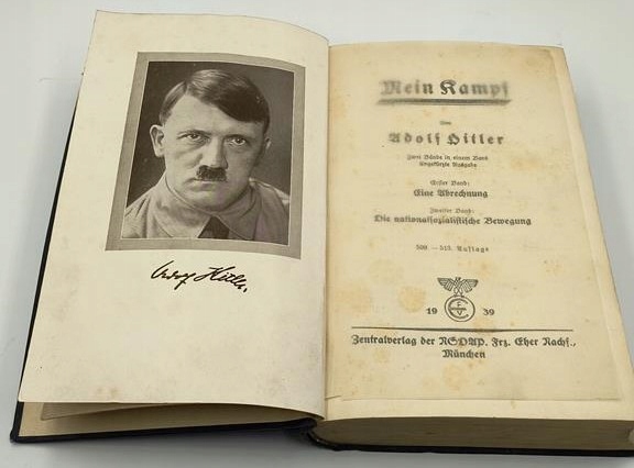 Książka – Adolf Hitler “Mein Kampf”, 1939 r.