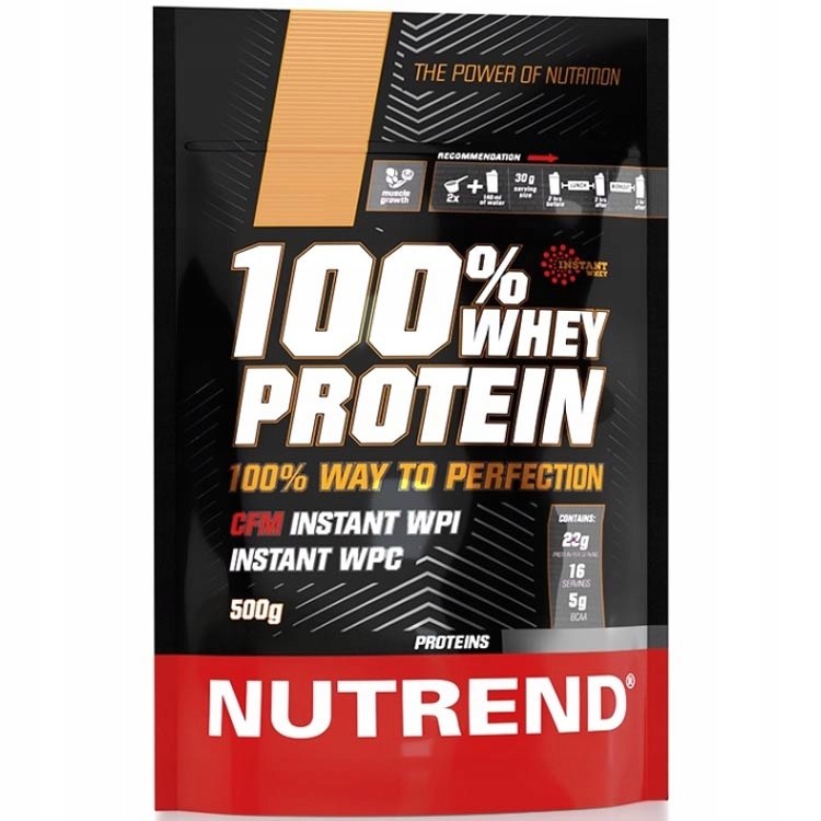 Nutrend - 100% Whey Protein Białko 500g wanilia