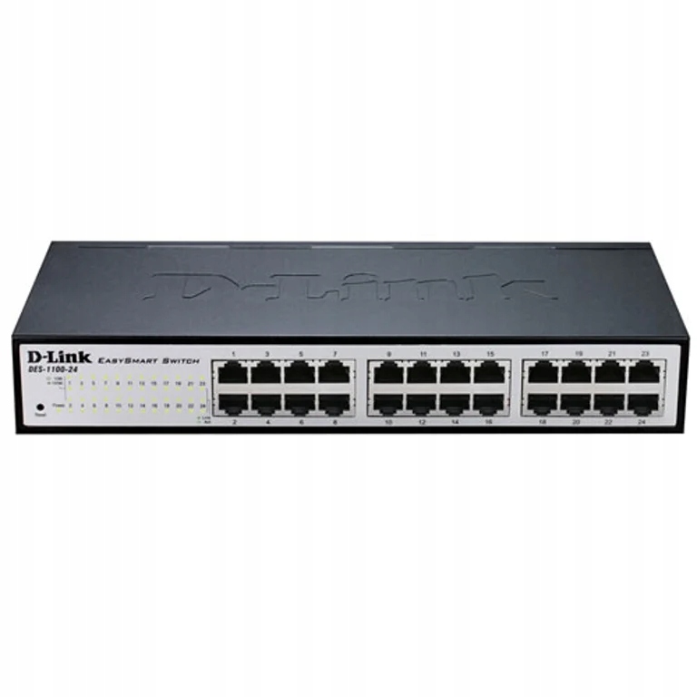 D-Link DGS-1100-24V2 Zarządzany L2 Gigabit Ethernet (10/100/1000) 1U C...