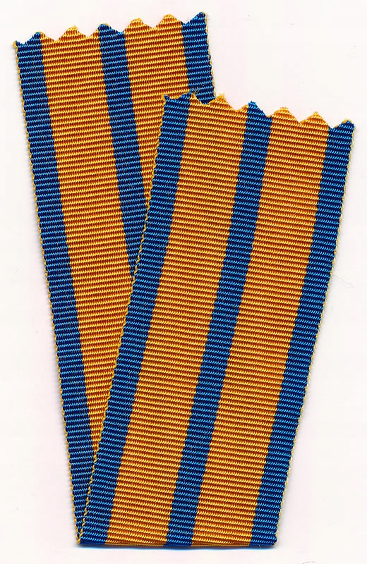 Schwarzburg. Wstążka do Medalu Zasługi Wojennej