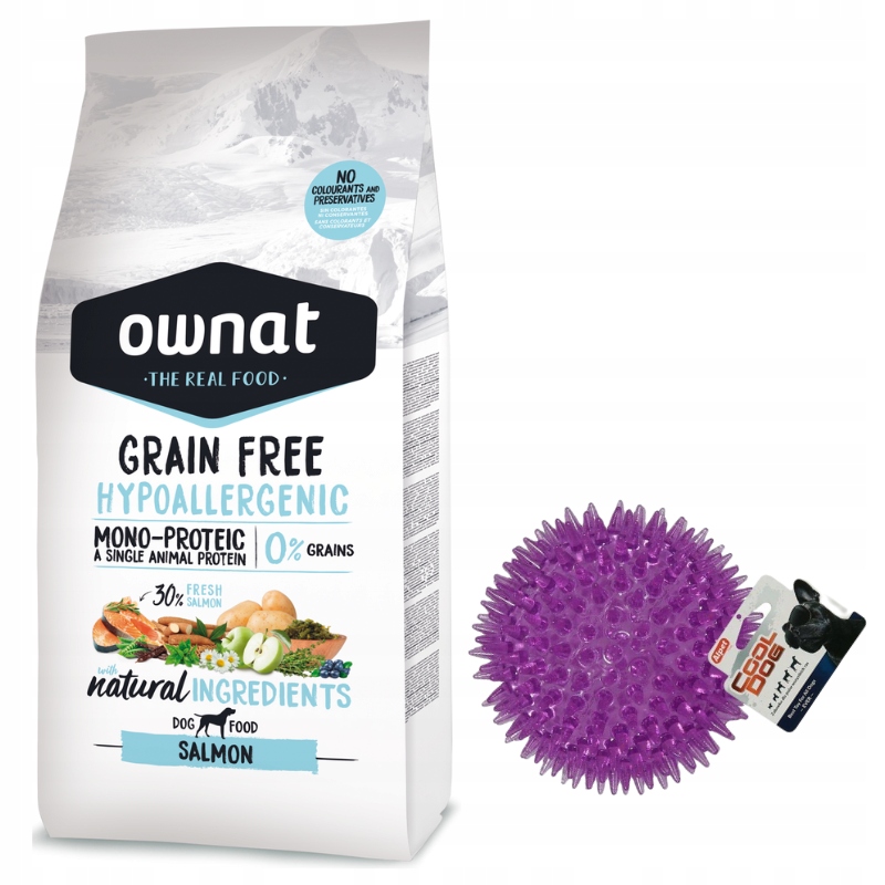 Ownat grain top free hypoallergenic salmon