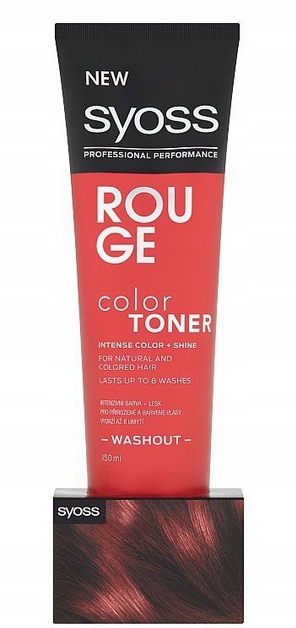 Syoss Rouge Color Toner krem tonujący Czerwień