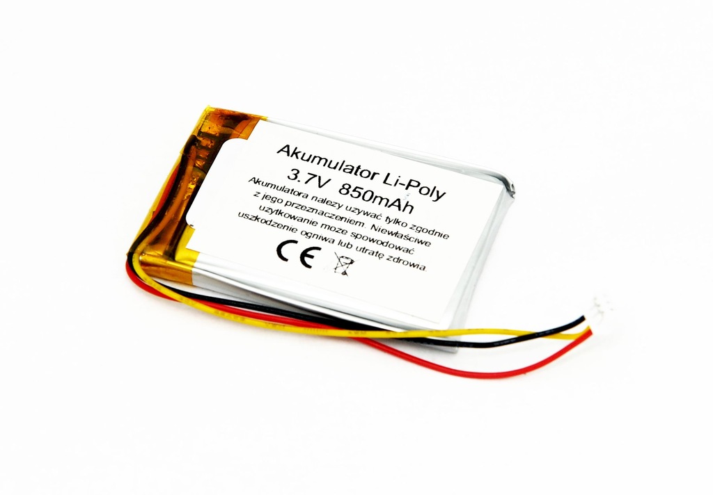 akumulator bateria 3,7V 180mAh 3-przew